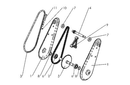 Part Location Diagram of 519653190 Husqvarna Bearing