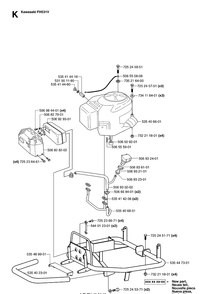 Engine Diagram and Parts List for PR18AWD (953536601)(2005-03) Husqvarna Lawn Mower