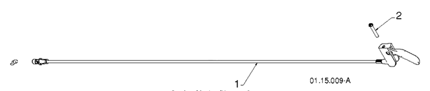 Control Panel And Discharge Chute 2 Diagram and Parts List for 1830HV (96193007306)(2013-08) Husqvarna Snow Blower
