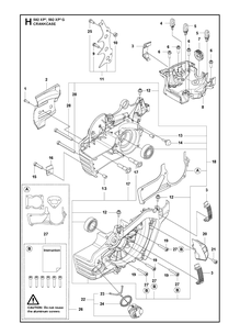 Part Location Diagram of 503215375 Husqvarna Screw