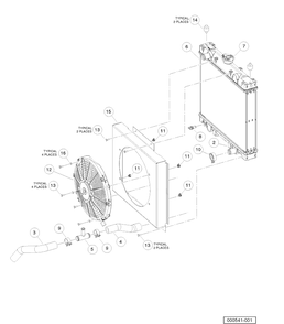 Part Location Diagram of 603000929 Husqvarna Hose, Coolant Lower Pipe