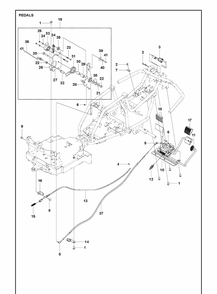Part Location Diagram of 5987589-01 Husqvarna Spring