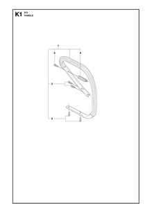 Handle 12 Diagram and Parts List for 372XP XPG Husqvarna Chainsaw