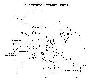 Electrical Diagram and Parts List for CZ4818BIA (968999276)(2004-09) Husqvarna Lawn Tractor