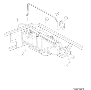Fuel System Honda Gasoline Vehicles Diagram and Parts List for HUV4421GXP 2006-11 Husqvarna Lawn Tractor