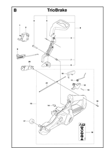 Part Location Diagram of 579482401 Husqvarna THROTTLE CABLE ASSEMBLY