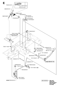 Controls 3 Diagram and Parts List for R15-V2AWD (965080101)(2006-05) Husqvarna Lawn Tractor
