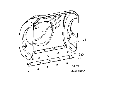Auger housing Diagram and Parts List for 96193009605  Husqvarna Snow Blower