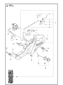 Part Location Diagram of 544099802 Husqvarna Throttle Lockout