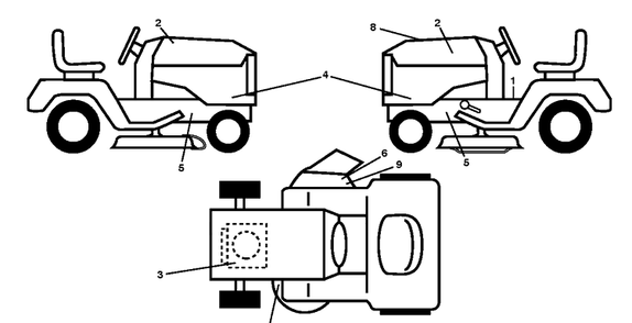 Part Location Diagram of 587407301 Husqvarna Decal