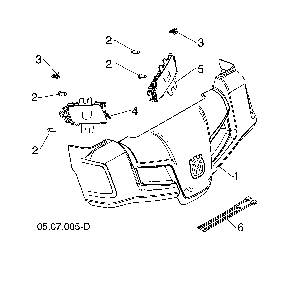 Console Diagram and Parts List for 96193009603  Husqvarna Snow Blower