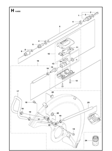 Part Location Diagram of 506486101 Husqvarna Flow Control