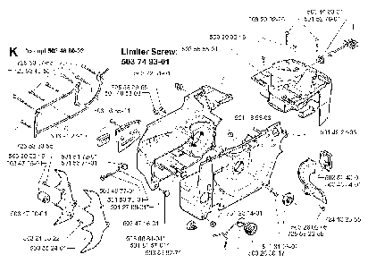 Crankcase Diagram and Parts List for 394XPEPA 19980900001-Current Husqvarna Chainsaw