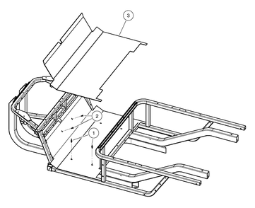 Floor Mat Diagram and Parts List for HUV4421GXP 2009 Husqvarna Lawn Tractor