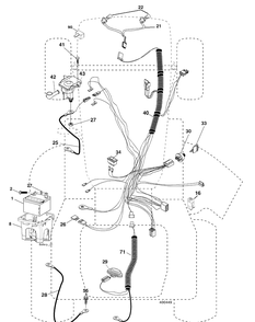 Electrical Diagram and Parts List for PB195H42LT (96042003601)(2007-05) Husqvarna Lawn Mower