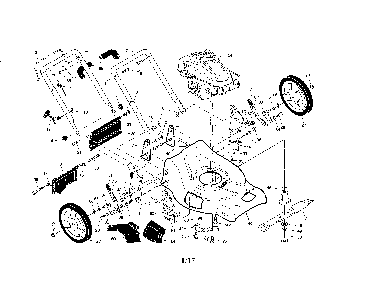 Part Location Diagram of 432254X498 Husqvarna Handle.lower