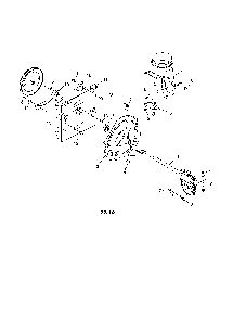 Gearbox/impeller Diagram and Parts List for ST227P-96193009702  Husqvarna Snow Blower