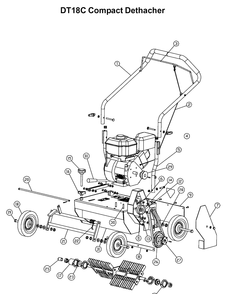 Chassis, Engine And Pulleys 2 Diagram and Parts List for SD18 2001-03 Husqvarna Lawn Tractor Accessories