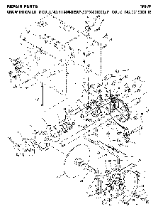 Drive Diagram and Parts List for 1130SBEXP (96193001800, 961930018)(2006-10) Husqvarna Snow Blower