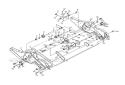 Transmission Diagram and Parts List for CRT51 2007-02 - 96091000203 Husqvarna Tiller