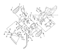 Tine Shield Diagram and Parts List for CRT51 2009-95 - 954001092C Husqvarna Tiller