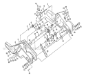 Transmission Diagram and Parts List for CRT51 2009-95 - 954001092C Husqvarna Tiller