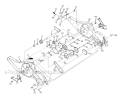 Transmission Diagram and Parts List for CRT51 2011-08 - 96091000205 Husqvarna Tiller