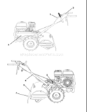 Page A Diagram and Parts List for CRTH550 CRTH 550 954140064B -1999-03 Husqvarna Tiller