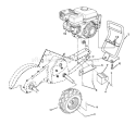 Page D Diagram and Parts List for CRTH550 CRTH 550 954140064B -1999-03 Husqvarna Tiller