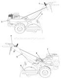 Page A Diagram and Parts List for CRT35 CRT 35 954001252A -1994-08 Husqvarna Tiller