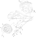 Page D Diagram and Parts List for CRT35 CRT 35 954001252A -1994-08 Husqvarna Tiller