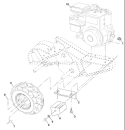 Page D Diagram and Parts List for CRT35 CRT 35 954001252D -1996-03 Husqvarna Tiller