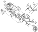 Page B Diagram and Parts List for CRT50 CRT 50 HRT5D -1993-01 Husqvarna Tiller
