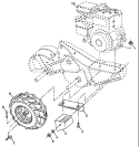 Page C Diagram and Parts List for CRT50 CRT 50 HRT5D -1993-01 Husqvarna Tiller