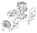 Page D Diagram and Parts List for CRT52 CRT 52 954140020B -1997-12 Husqvarna Tiller