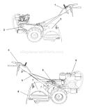 Page A Diagram and Parts List for CRT81 CRT 81 954001152A -1994-07 Husqvarna Tiller