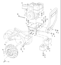 Page D Diagram and Parts List for CRT81 CRT 81 954001152A -1994-07 Husqvarna Tiller