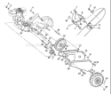 Page C Diagram and Parts List for CRT83 CRT 83 954140066B -1999-04 Husqvarna Tiller