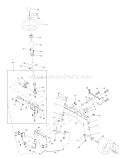 Page J Diagram and Parts List for CTH150 CTH 150 954140101A -1999-10 Husqvarna Lawn Tractor