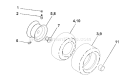 Page K Diagram and Parts List for CTH150 CTH 150 954140101A -1999-10 Husqvarna Lawn Tractor