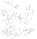 Page H Diagram and Parts List for CTH150 CTH 150 954140101A -1999-10 Husqvarna Lawn Tractor