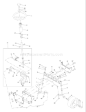Page J Diagram and Parts List for CT130 CT 130 HEB -954170017 -1999-10 Husqvarna Lawn Tractor