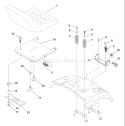 Page I Diagram and Parts List for CT130 CT 130 HEB -954170017 -1999-10 Husqvarna Lawn Tractor