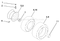 Page K Diagram and Parts List for CT130 CT 130 HEC -954170017 -2000-02 Husqvarna Lawn Tractor