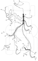 Page E Diagram and Parts List for CT130 CT 130 HEC -954170017 -2000-02 Husqvarna Lawn Tractor