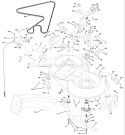 Page G Diagram and Parts List for CT130 CT 130 HEC -954170017 -2000-02 Husqvarna Lawn Tractor