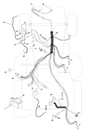 Page E Diagram and Parts List for CT130 CT 130 HED -954170017 -2001-08 Husqvarna Lawn Tractor