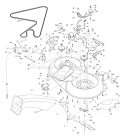 Part Location Diagram of 532169167 Husqvarna Bracket Bar Sway Deck CRD
