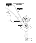 Part Location Diagram of 601001284 Husqvarna Cable, Throttle, Cultivator