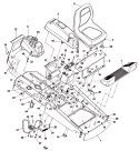 Part Location Diagram of 539109930 Husqvarna REAR BRACKET W/ DECALS, TOOLBOX